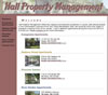 Hall Property Management screen shot